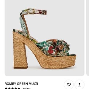 Steve Madden Floral Platform Sandals